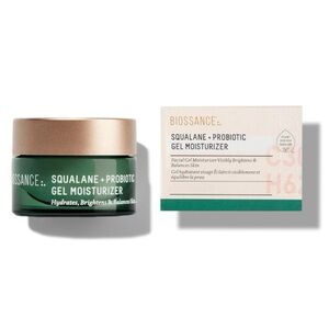 BIOSSANCE SQUALANE AND PROBIOTIC GEL MOISTURISER TRAVEL SIZE 15ML - BNIB